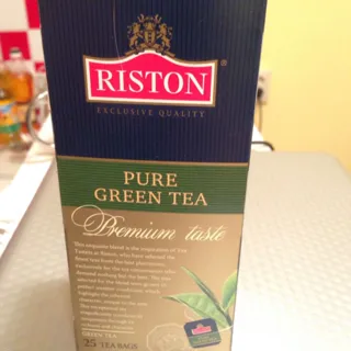 Riston Ceylon Green Tea Pure 25 bags x 2g (50g) with tag — photo 7