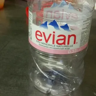 Evian still mineral water plastic bottle 0.33L — photo 7