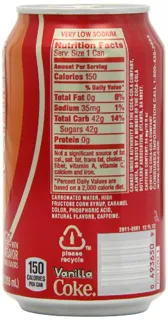 Coca-Cola Vanilla Flavored Drink 355 ml (12 pack) — photo 2