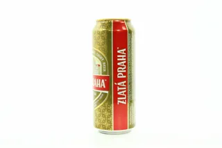 Zlata Praha Light Beer 5% 0.5L Can — photo 3