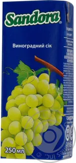 Light Grape Juice 0.25L Tetra Pak — photo 3