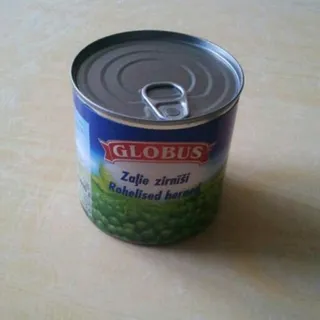 Hlobus Green Peas 425ml can — photo 2