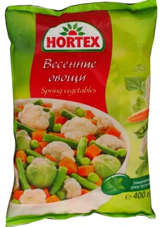 Hortex Frozen Spring Vegetable Mix 400g — photo 3