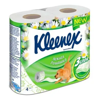 Kleenex Aroma Care Toilet Paper Gentle Chamomile Scented 4pcs — photo 5
