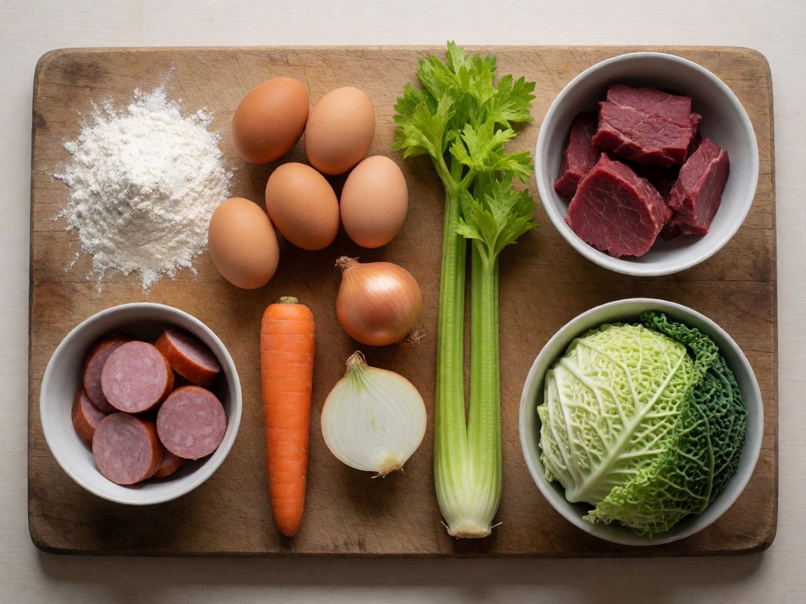 Agnolotti with Stufato Sauce — ingredients: Plain flour, Salt, Eggs, Beef, Sausage, Carrot