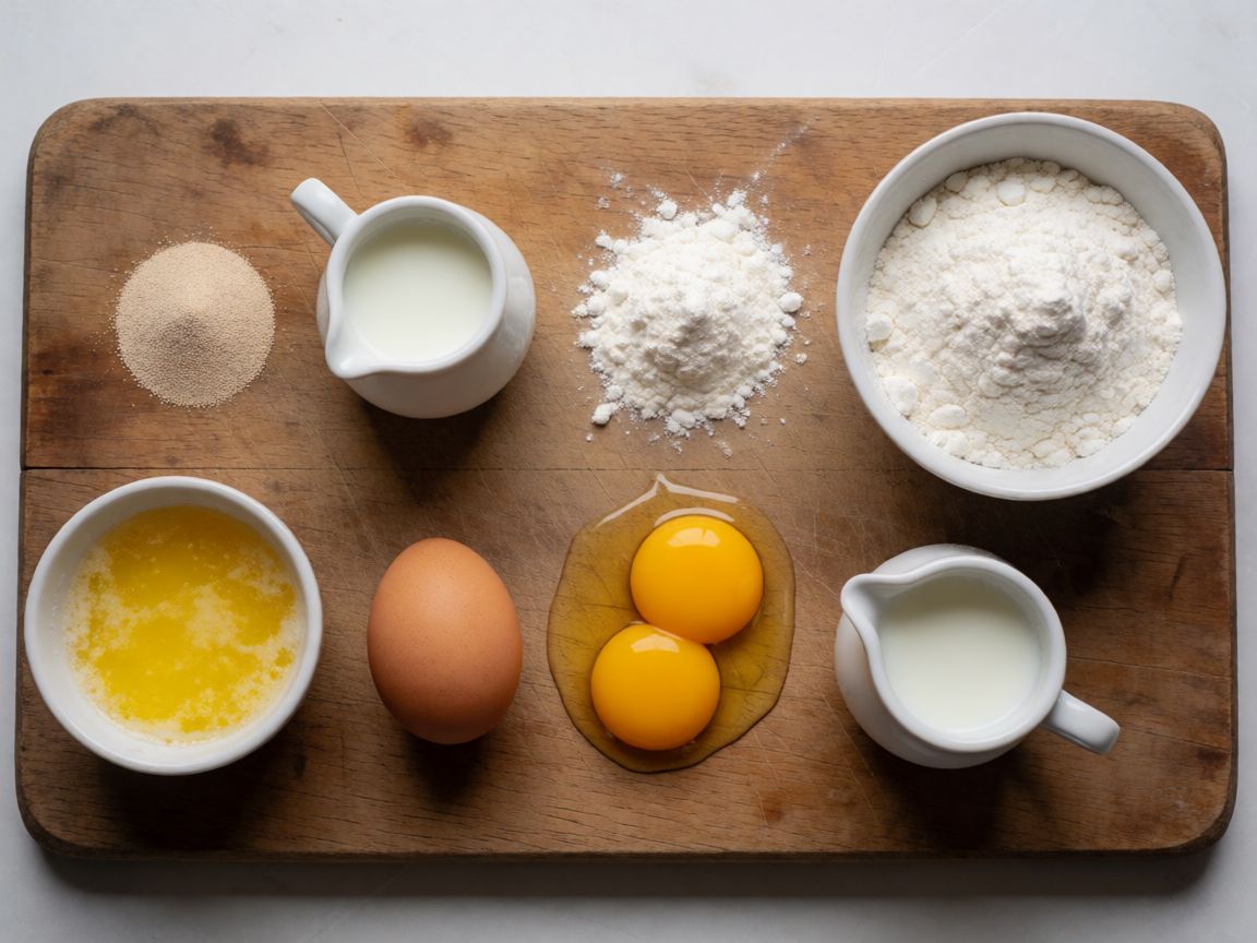 Carinthian Reindling — ingredients: dried yeast, Milk, Plain flour, Plain flour, Butter, Eggs