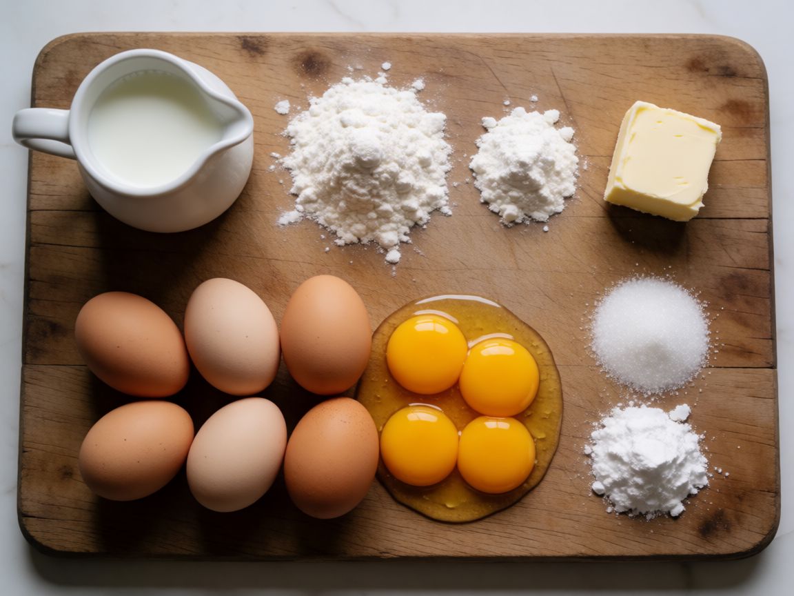 St Joseph's Beignets: Traditional Fried Choux Beignets — ingredients: Milk, Water, Plain flour, Plain flour, Butter, Eggs