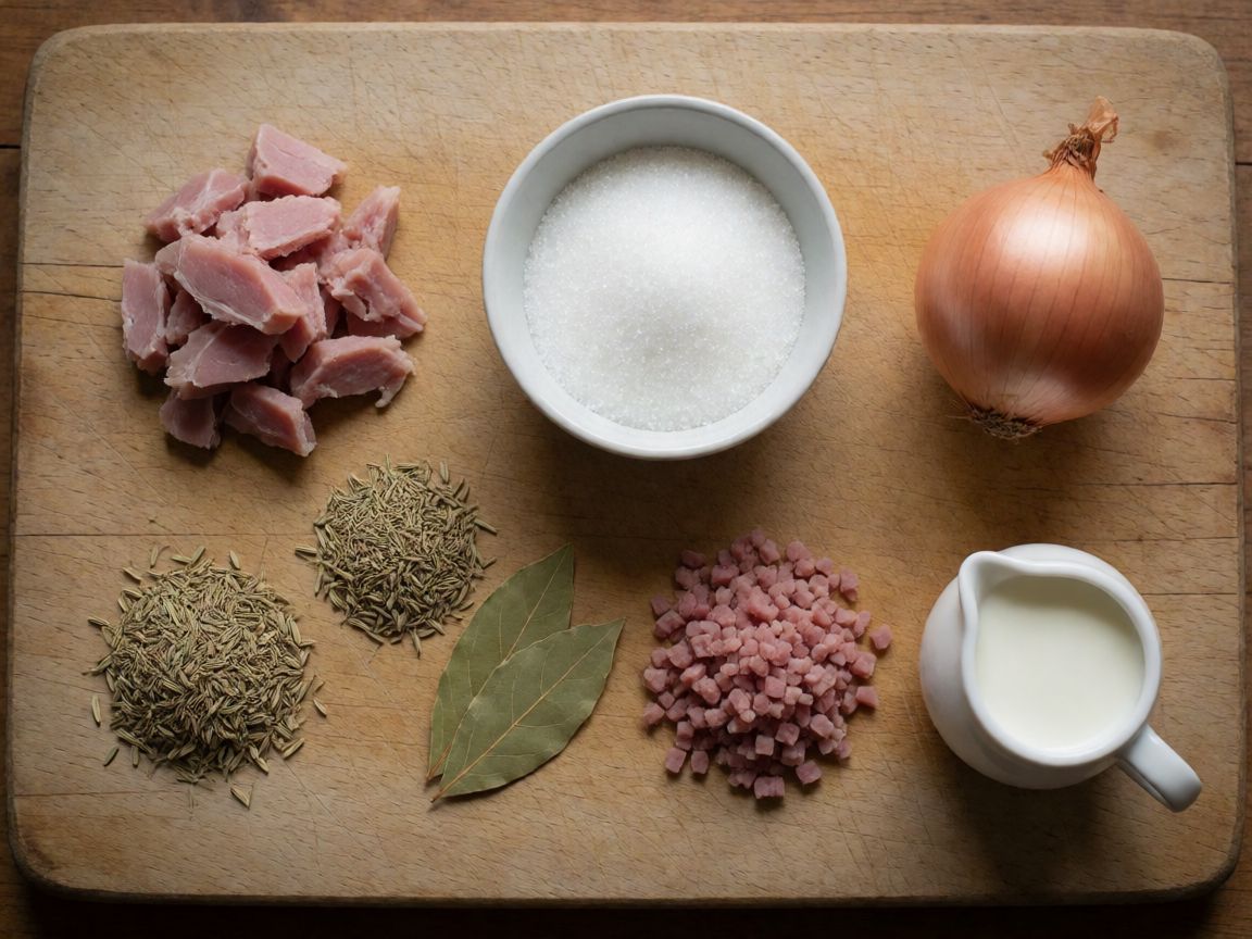 Пълнени пуешки гърди с бекон — продукти: Пуешки гърди, Сол, Захар, Вода, Семена от резене, Сушен розмарин